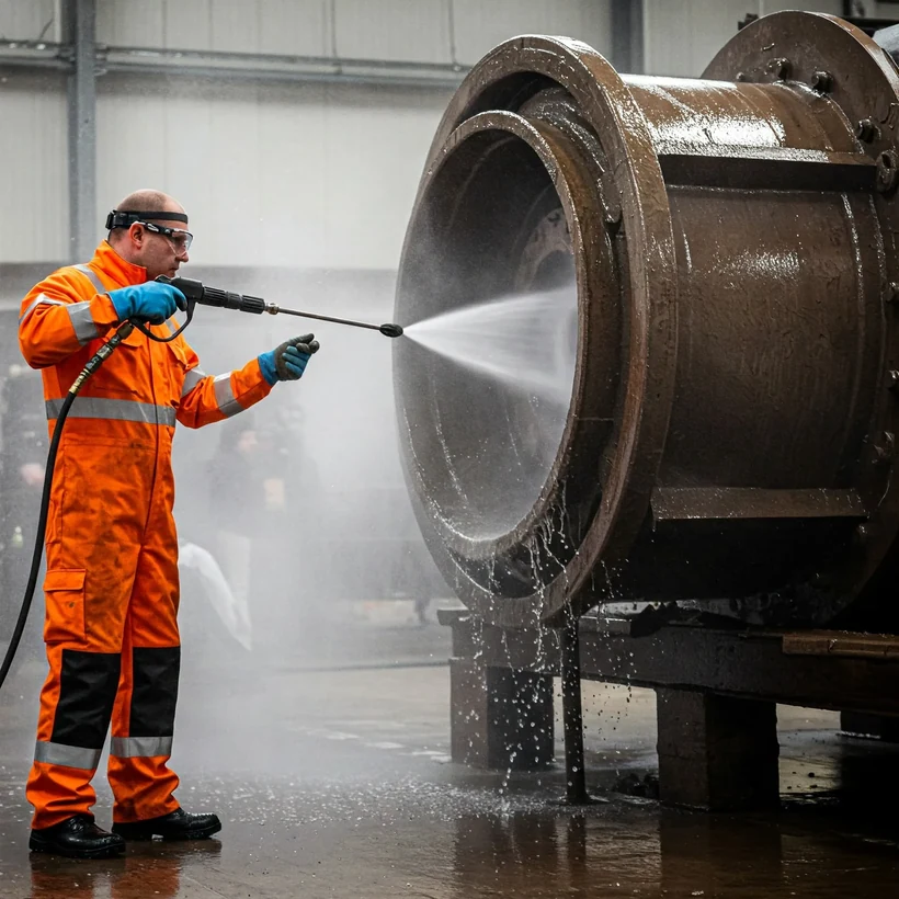Limpieza mecánica, hydroblasting y flushing